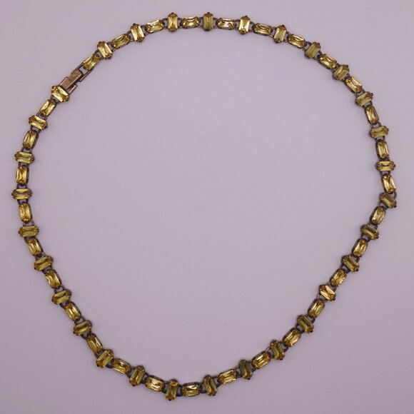 J. Crew  Vintage citrine stone necklace - Picture 4 of 11